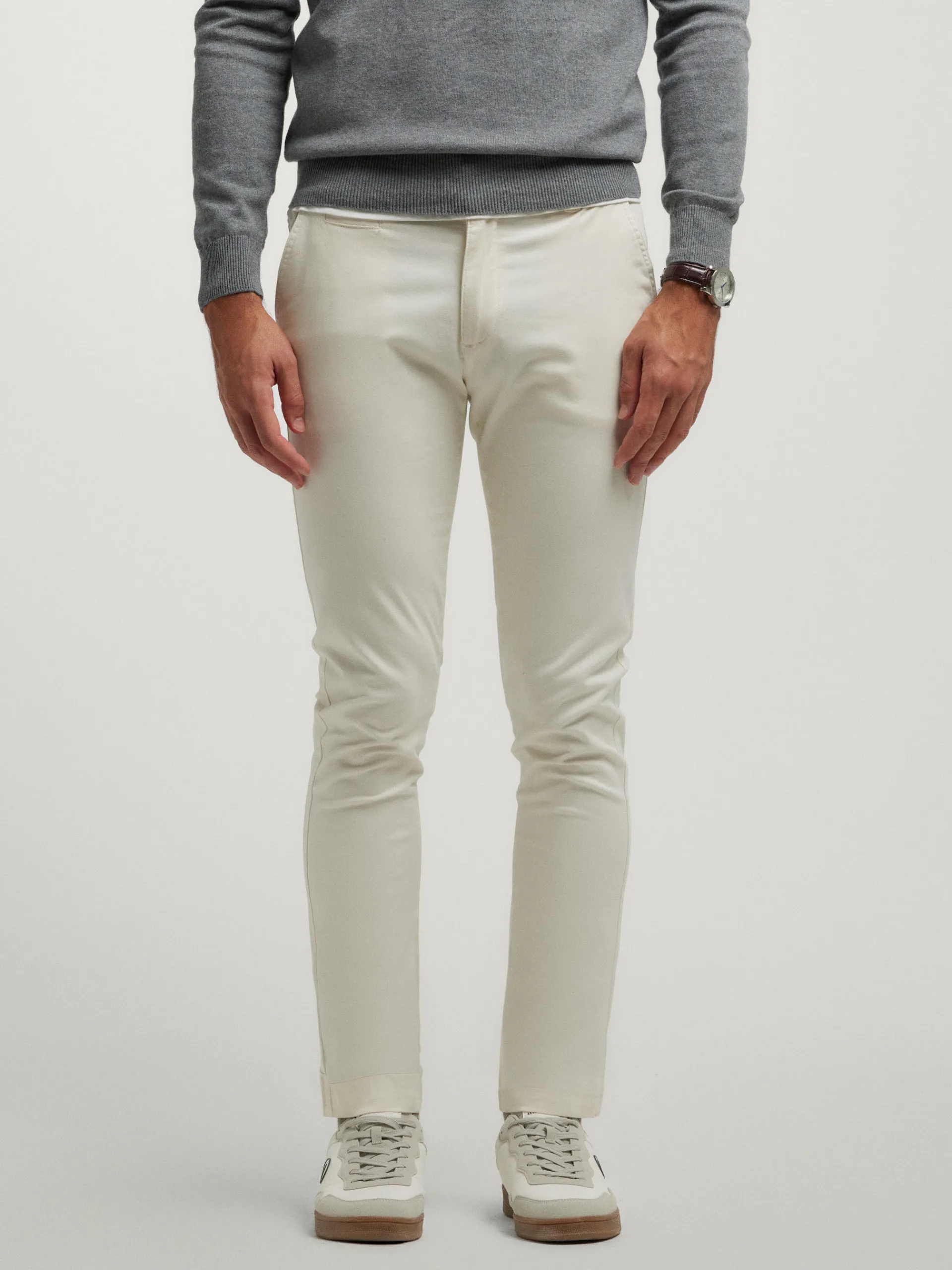 Chino-Alvaro Moreno PANTALON COOPER Crudo