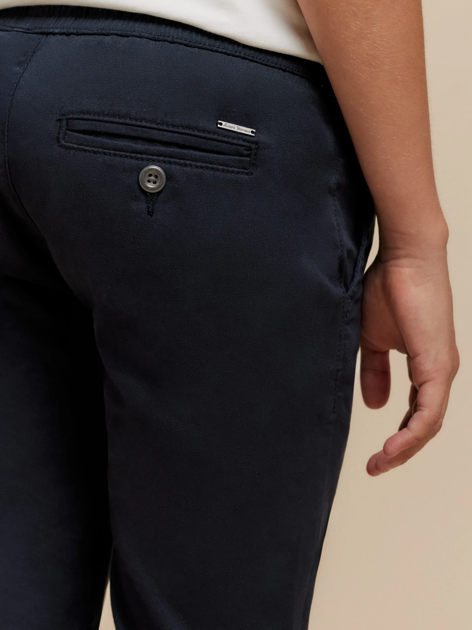 Pantalones-Alvaro Moreno PANTALON DALTON KIDS Azul Marino
