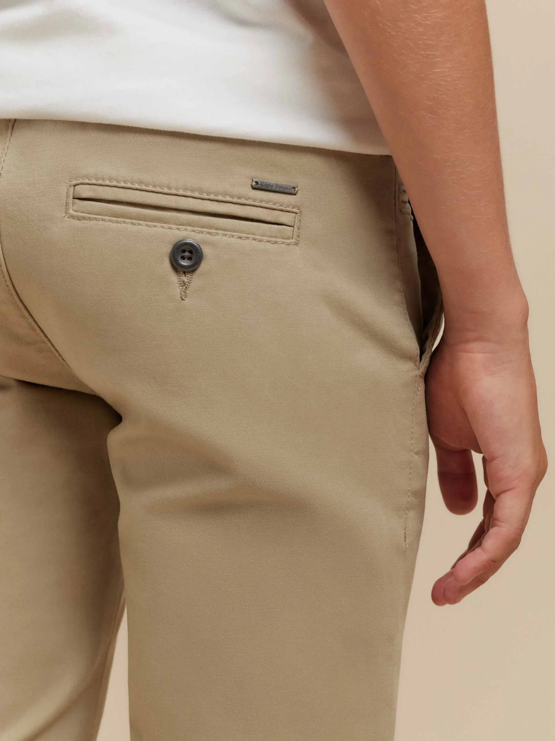 Pantalones-Alvaro Moreno PANTALON DALTON KIDS Beige