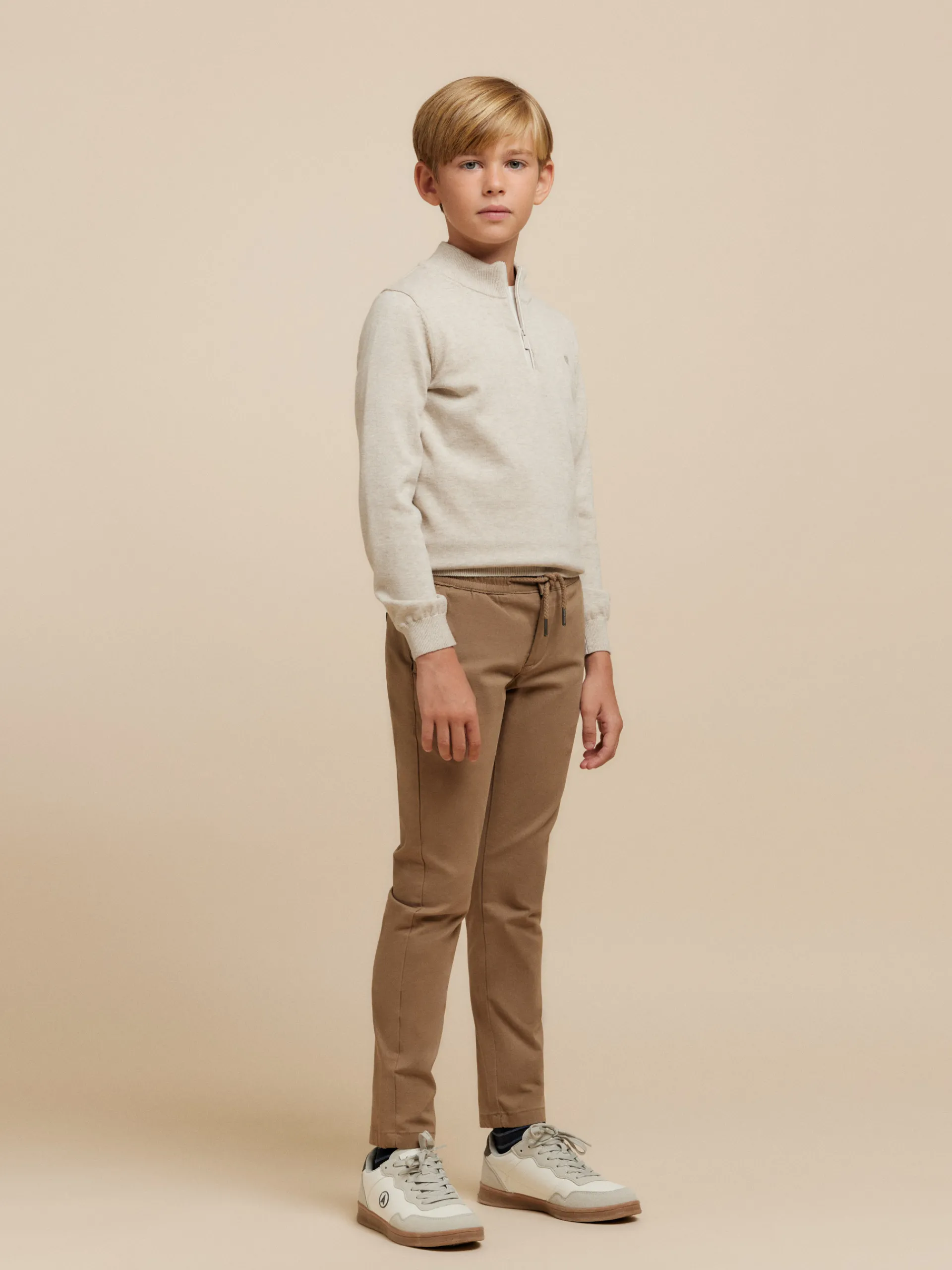 Pantalones-Alvaro Moreno PANTALON DALTON KIDS Camel