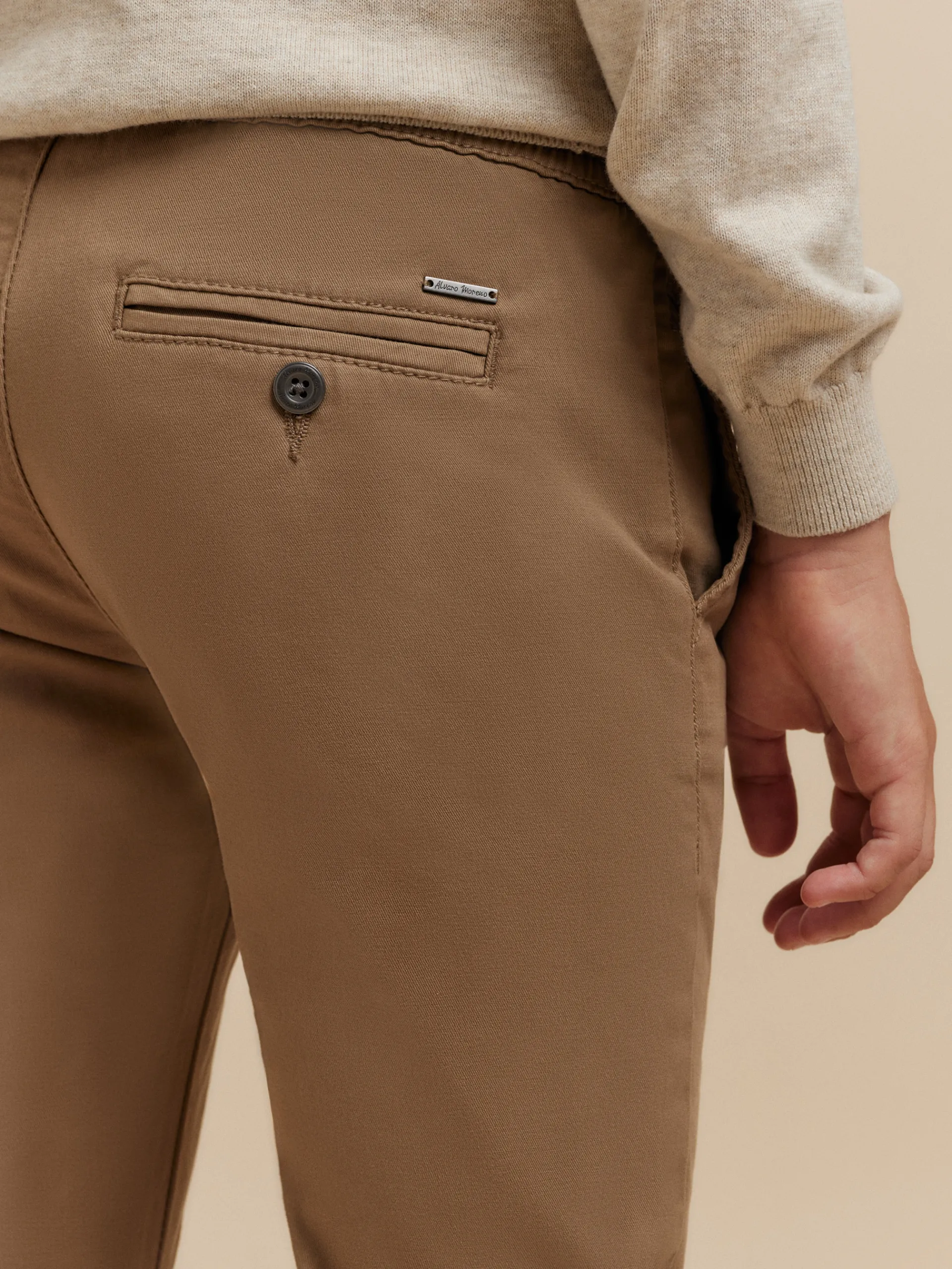 Pantalones-Alvaro Moreno PANTALON DALTON KIDS Camel