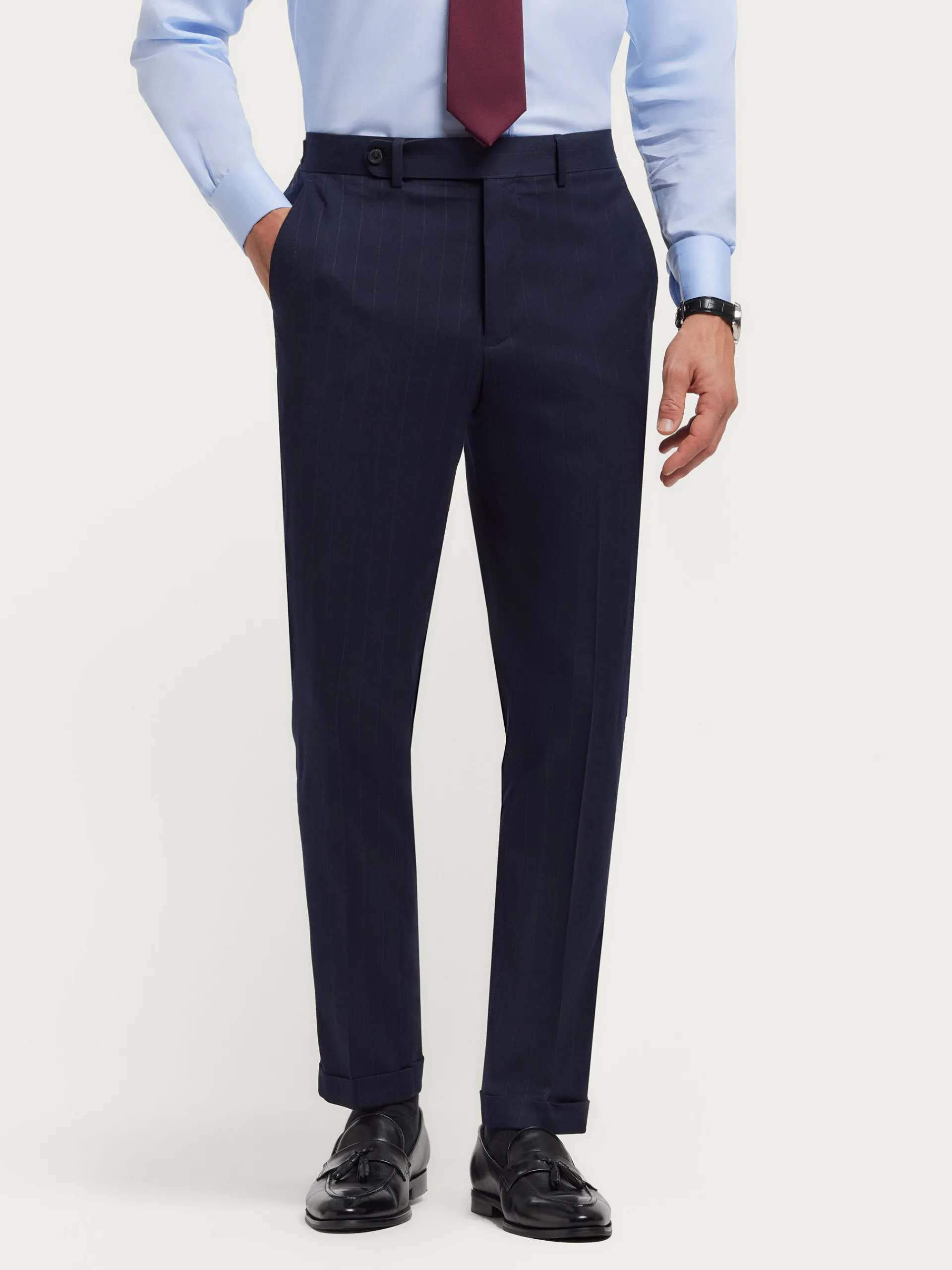 Trajes|Trajes-Alvaro Moreno PANTALON DUOMO DIPLO Azul Marino