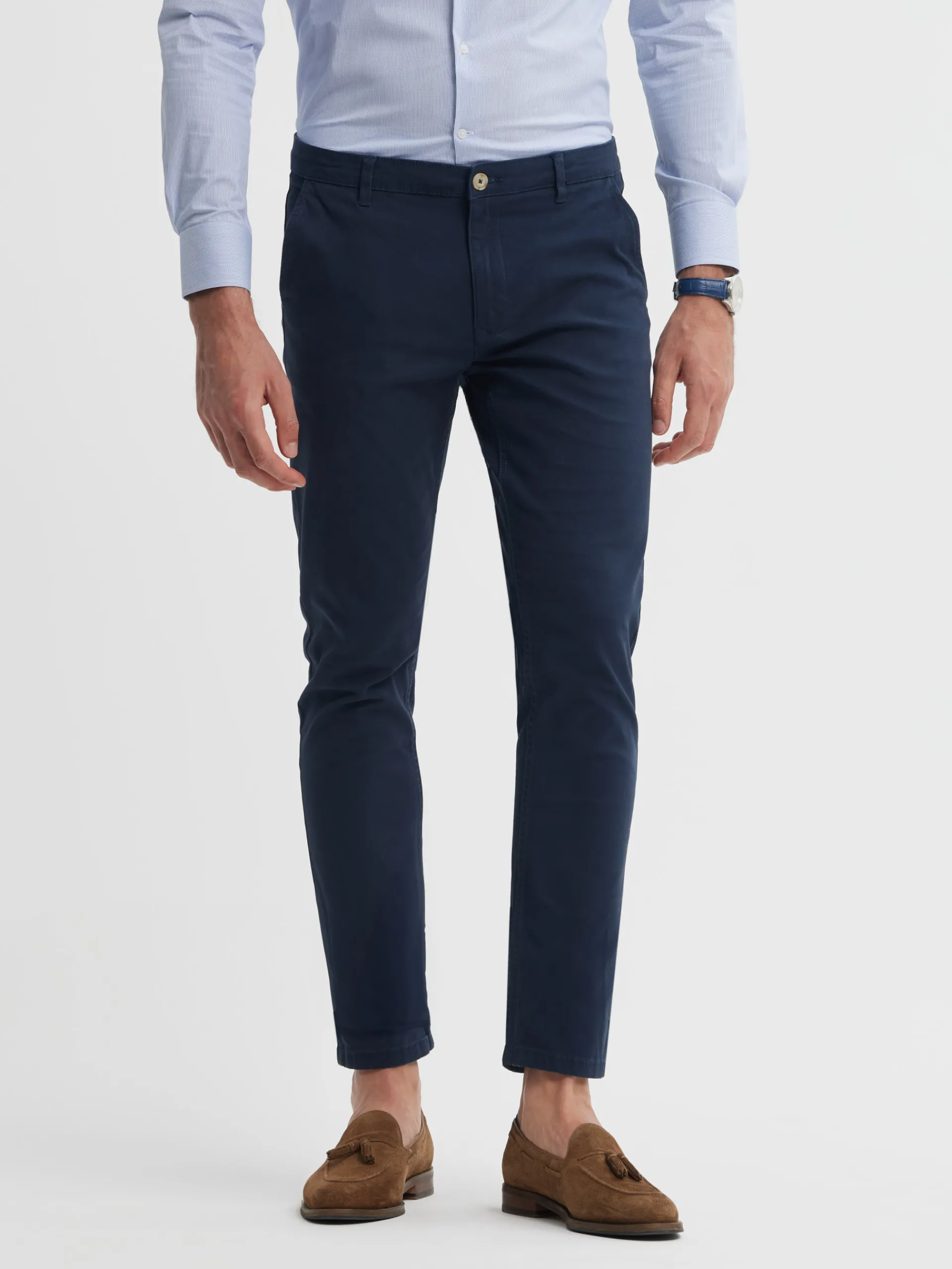 Chino-Alvaro Moreno PANTALON ELVIS Azul Marino