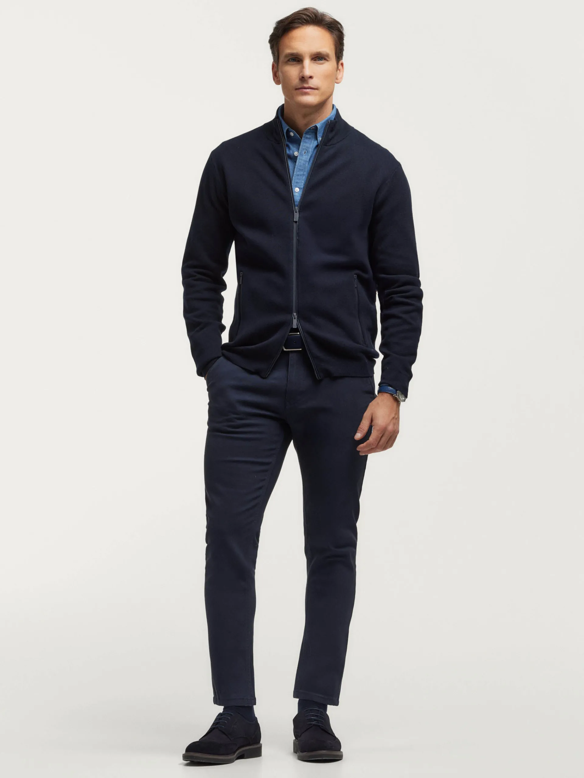 Chino-Alvaro Moreno PANTALON ELVIS Azul Marino