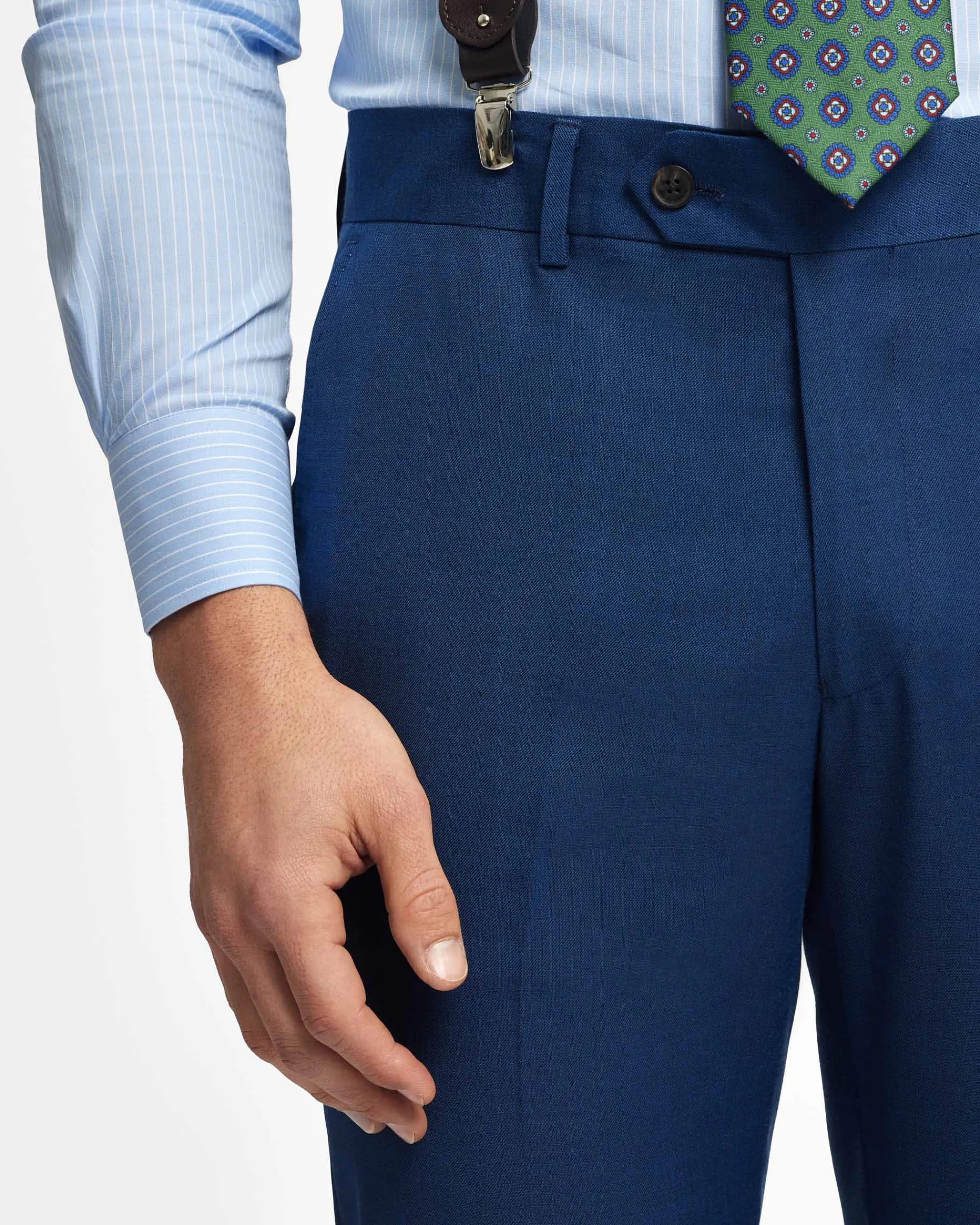 Trajes|Trajes-Alvaro Moreno PANTALON FIL A FIL Azul