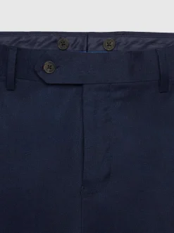 Trajes|Trajes-Alvaro Moreno PANTALON FIL A FIL Azul Marino