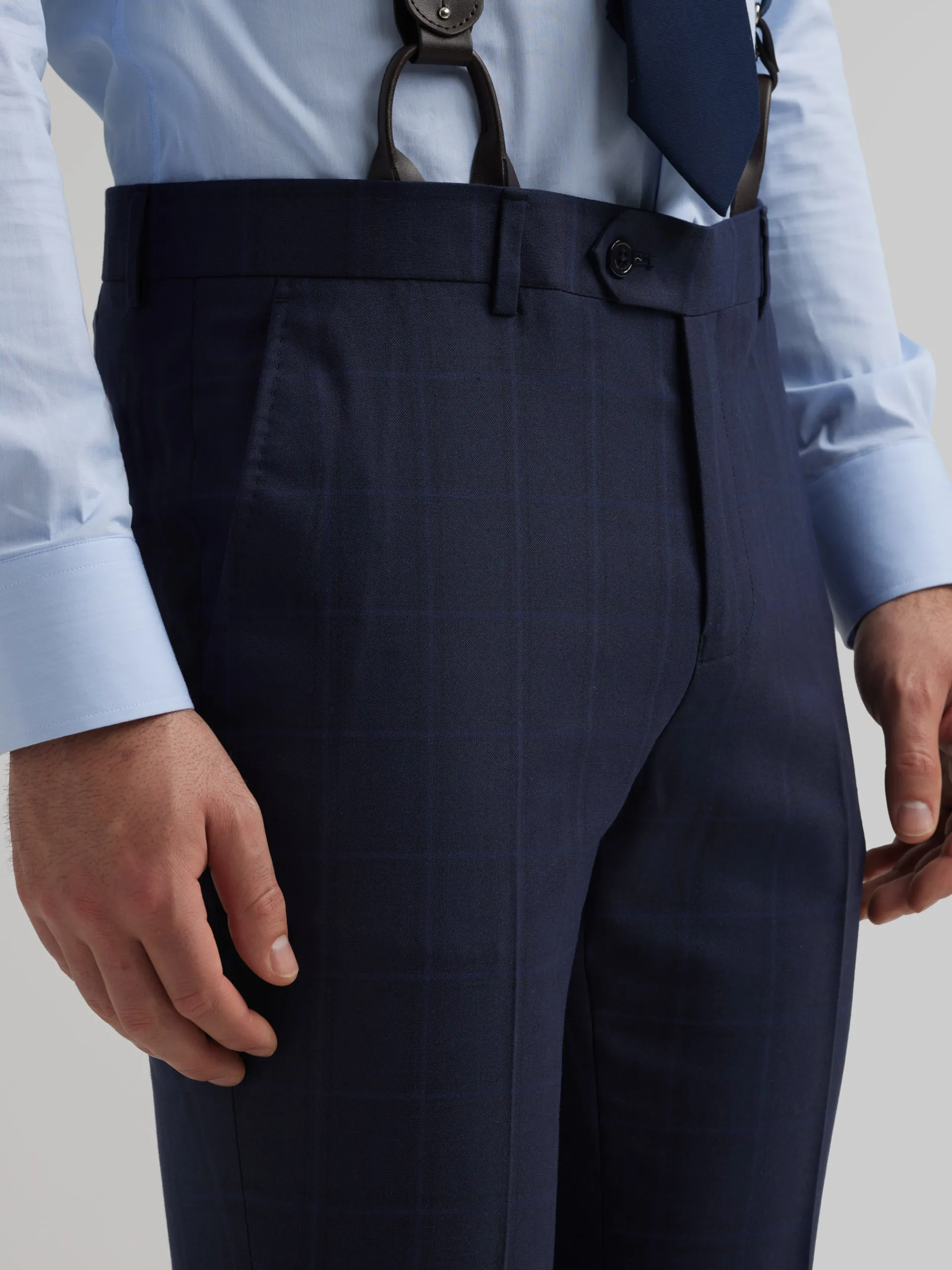 Trajes|Trajes-Alvaro Moreno PANTALON FINESTRA SLIM Azul Marino