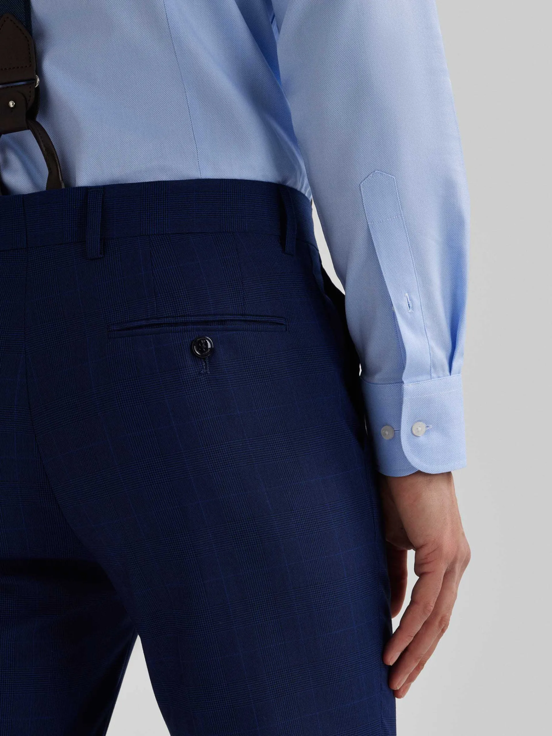 Trajes|Trajes-Alvaro Moreno PANTALON GALES SLIM Azul