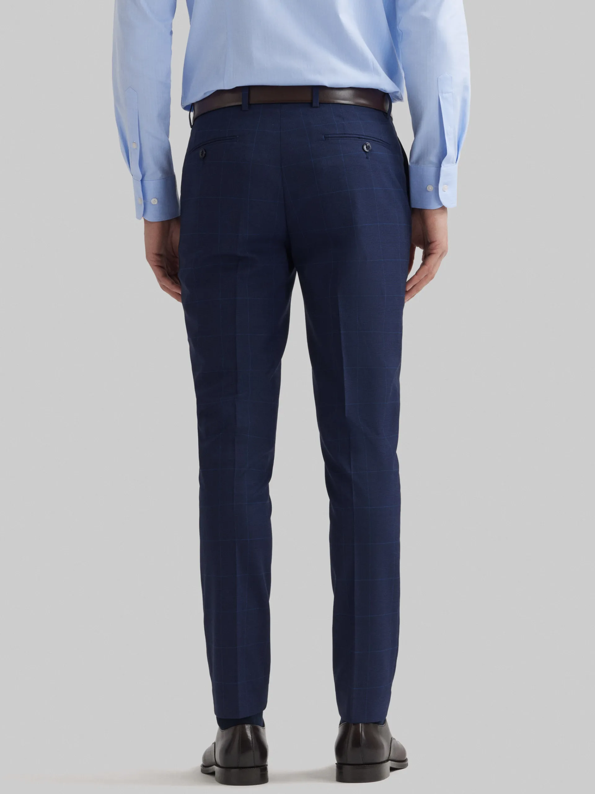Trajes|Trajes-Alvaro Moreno PANTALON GALES SLIM Azul Marino