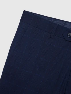 Trajes|Trajes-Alvaro Moreno PANTALON GALES SLIM Azul Marino