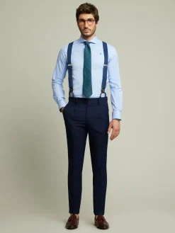 Trajes|Trajes-Alvaro Moreno PANTALON INFLUENCER Azul Marino