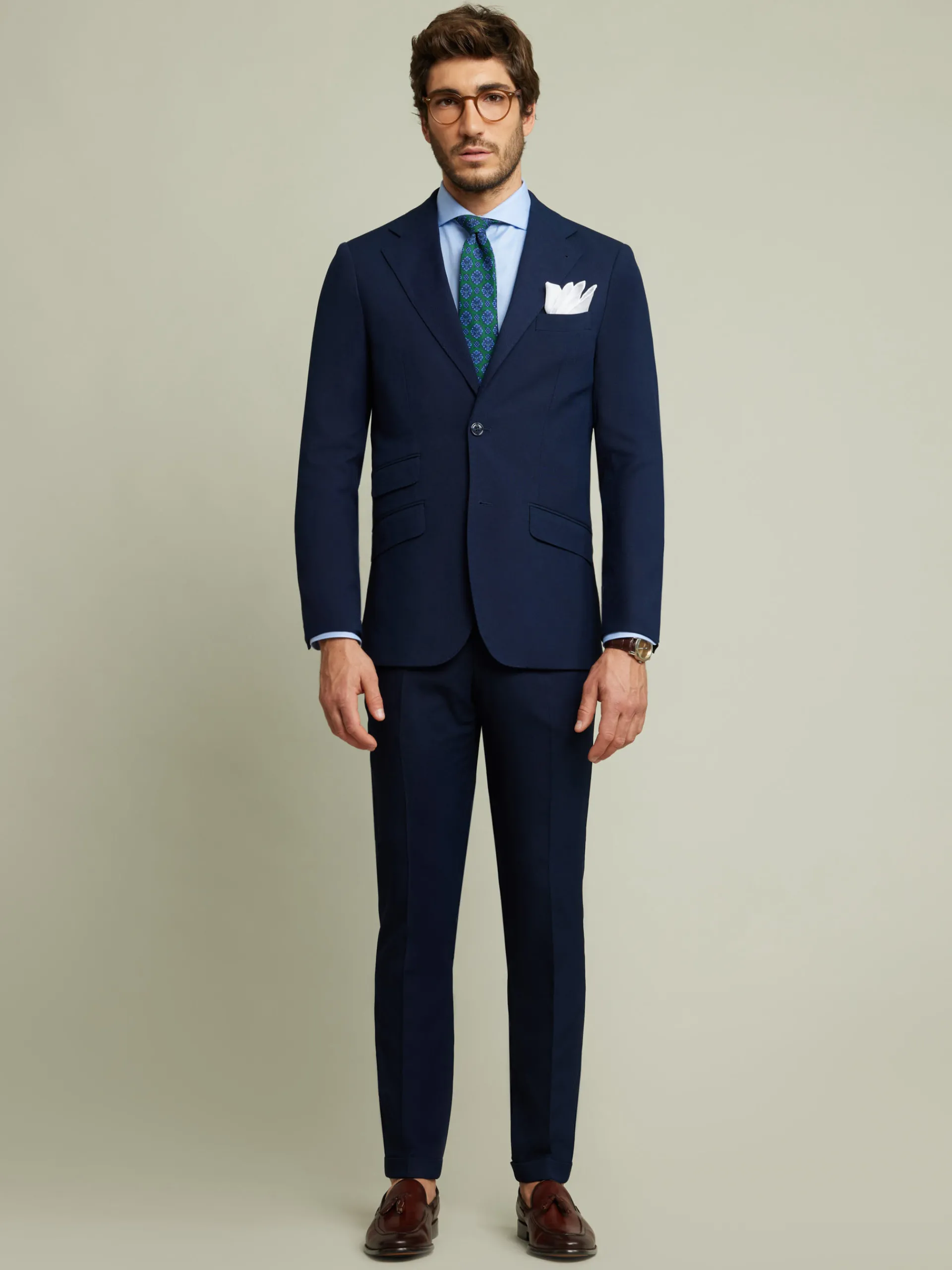 Trajes|Trajes-Alvaro Moreno PANTALON INFLUENCER Azul Marino