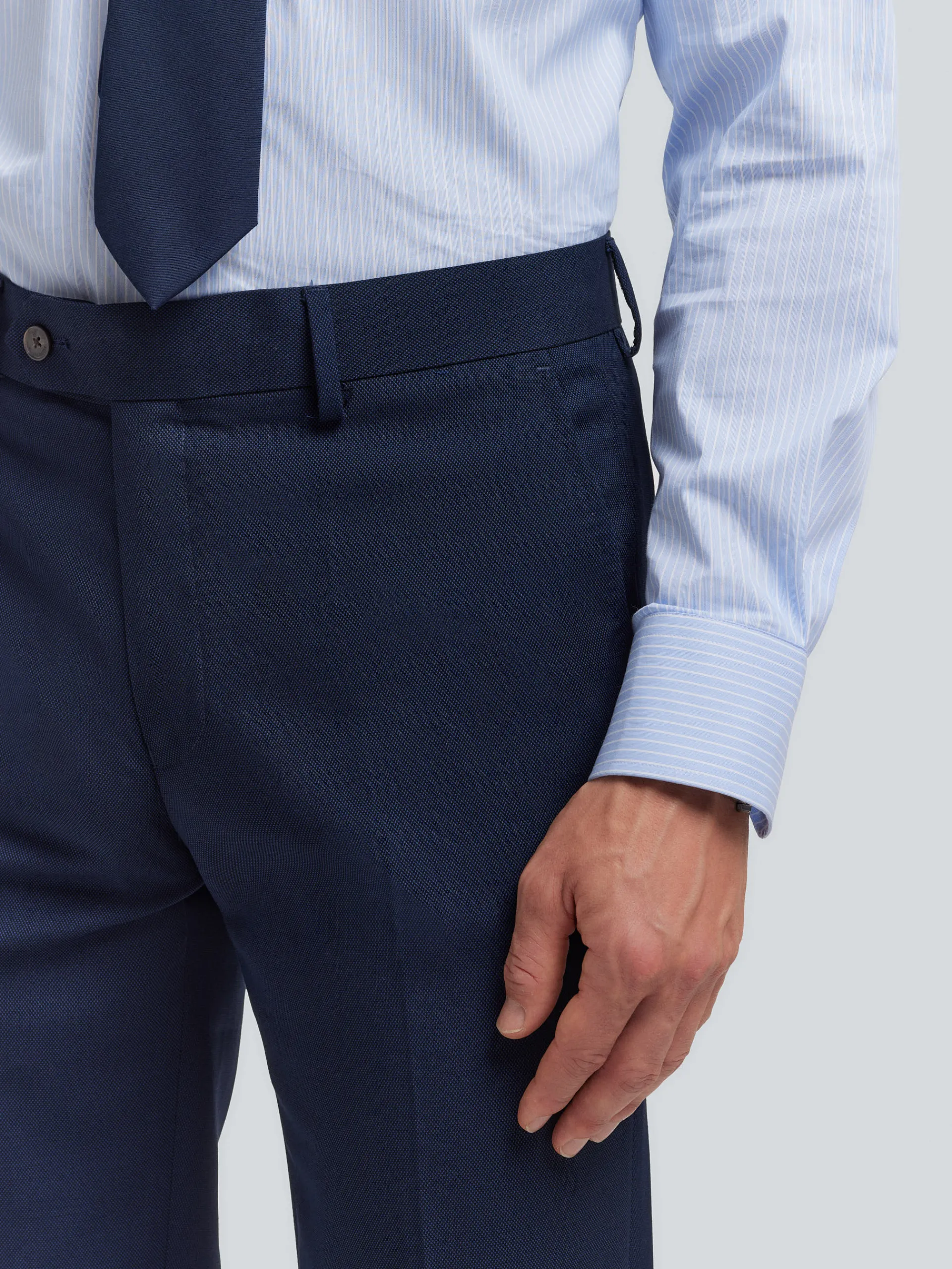 Trajes|Trajes-Alvaro Moreno PANTALON MICRO BIRD Azul Marino