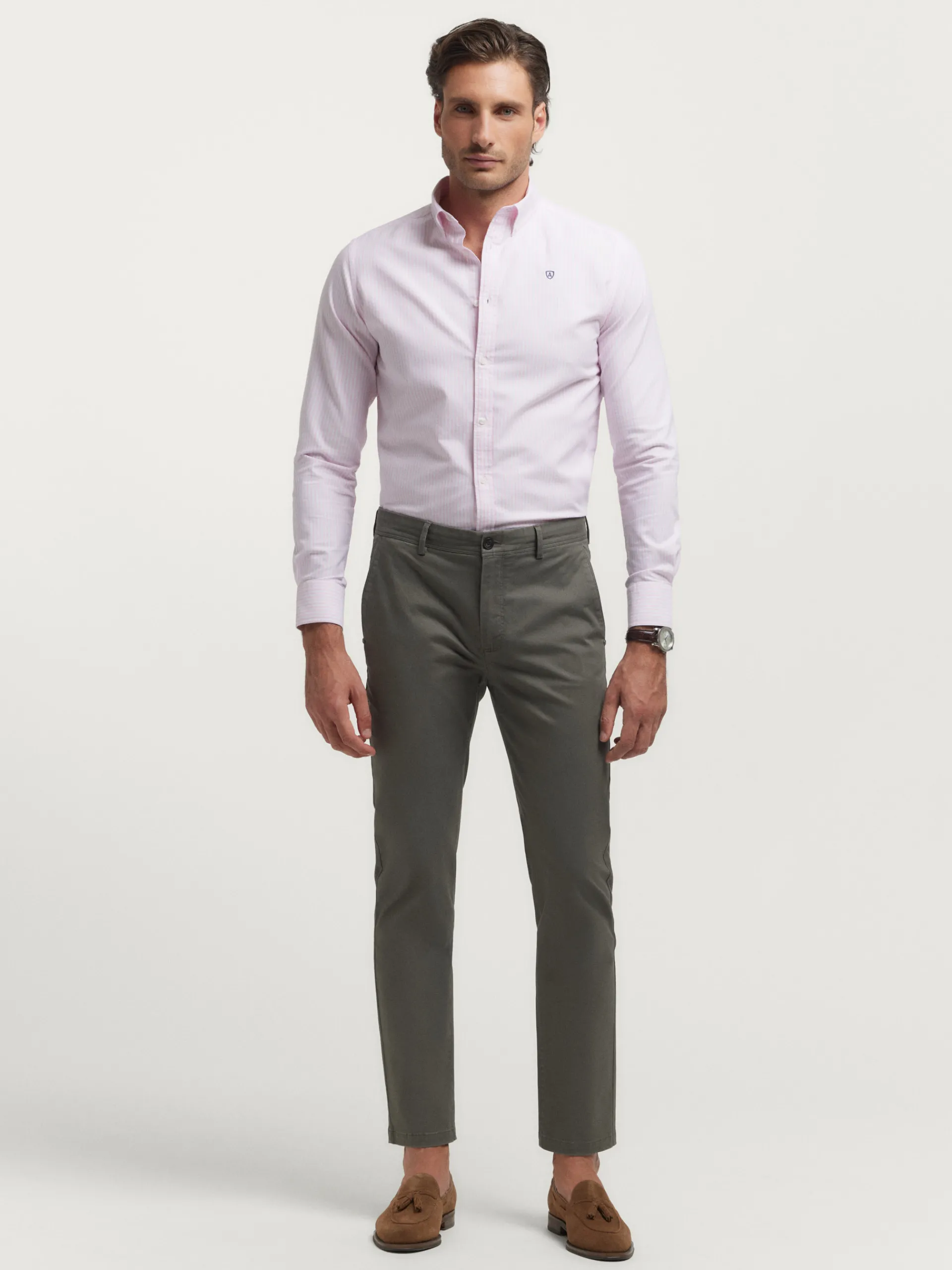 Chino-Alvaro Moreno PANTALON SLOT Verde