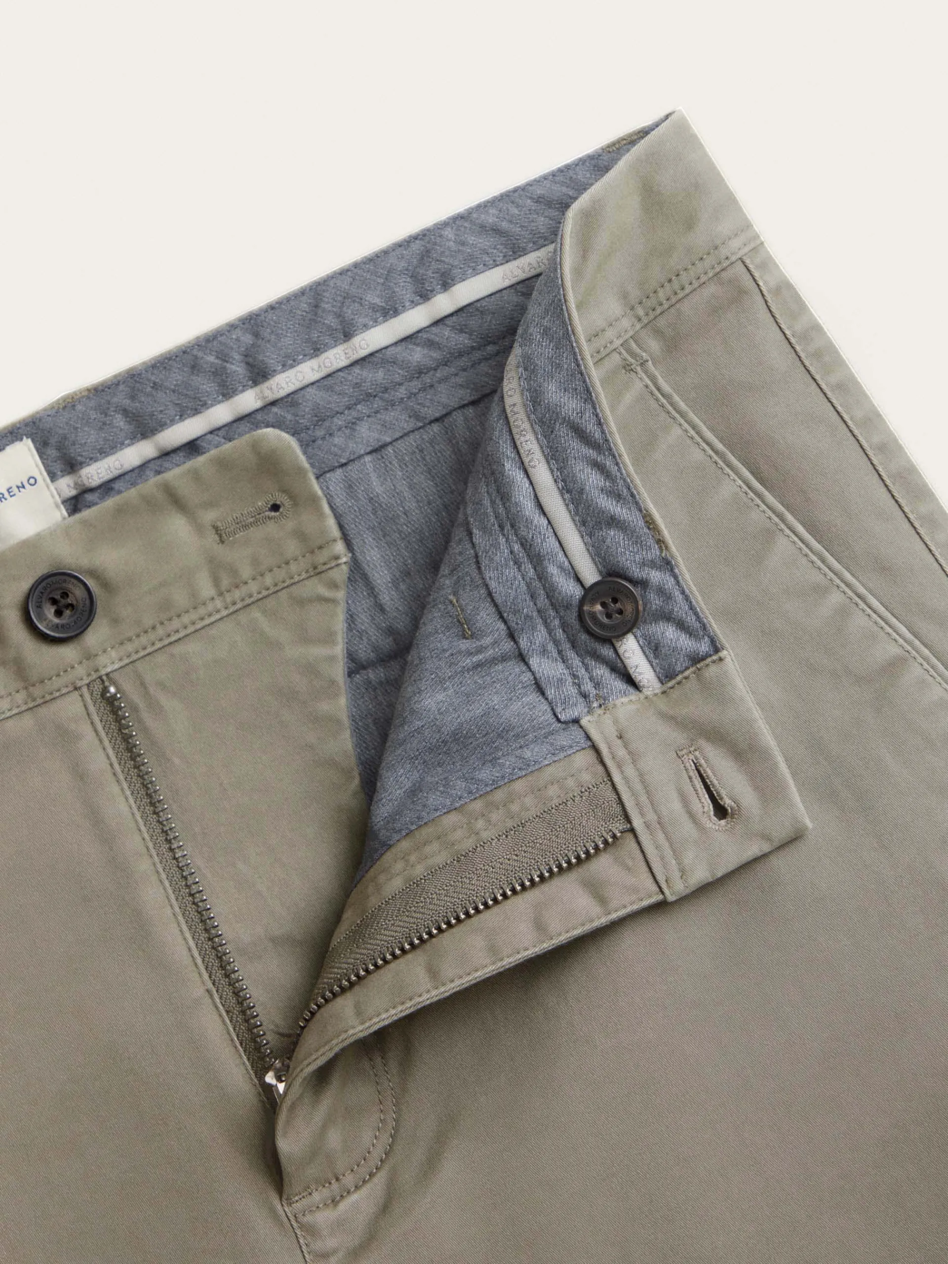 Teen|Chino-Alvaro Moreno PANTALON SLOT Verde