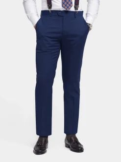 Trajes|Trajes-Alvaro Moreno PANTALON TWILL Azul