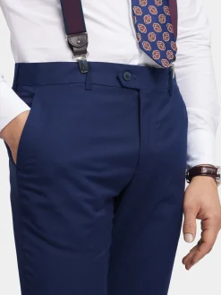 Trajes|Trajes-Alvaro Moreno PANTALON TWILL Azul