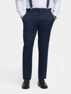 Trajes|Trajes-Alvaro Moreno PANTALON TWILL Azul Marino