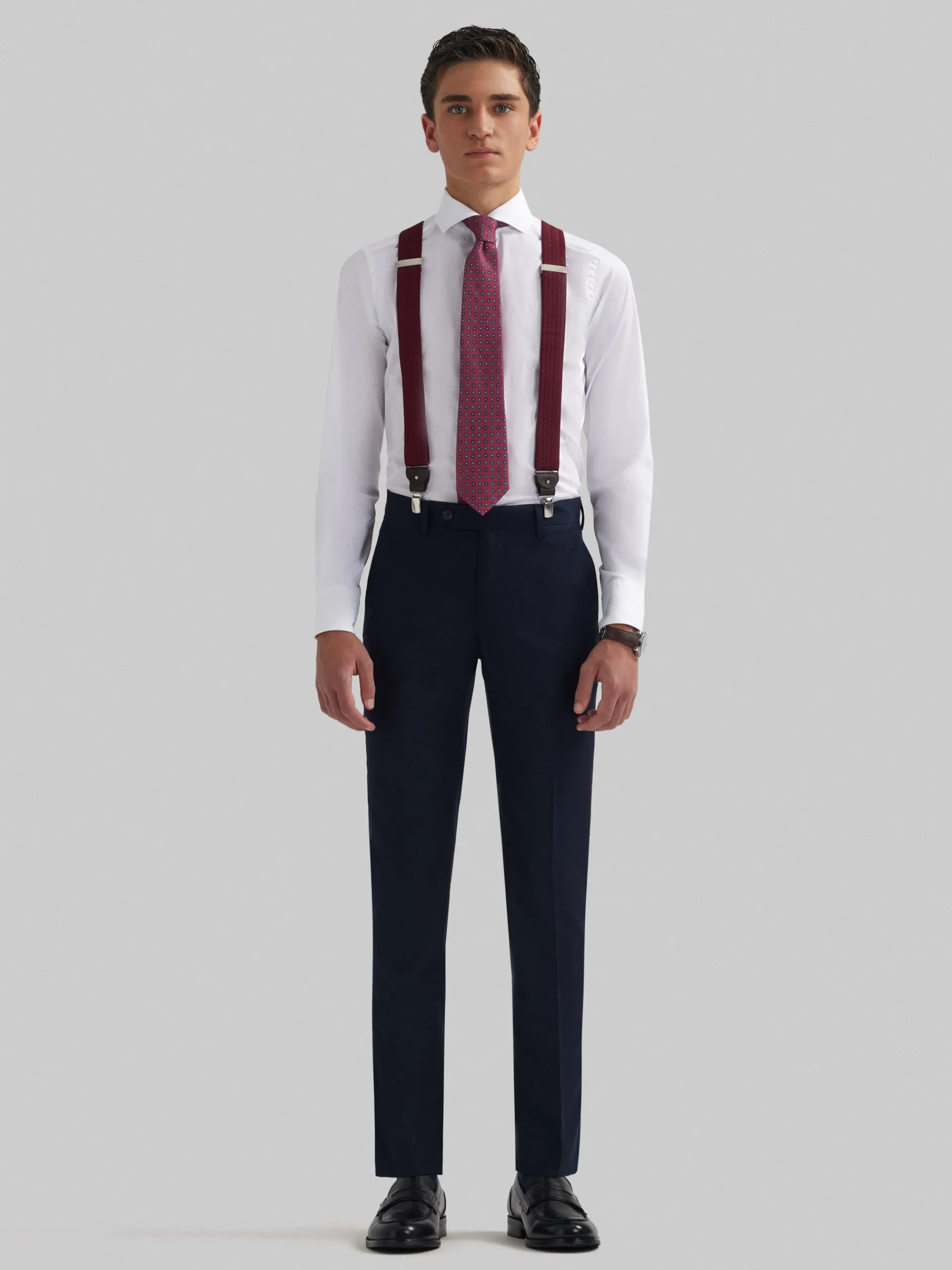 Trajes|Trajes - Vestir-Alvaro Moreno PANTALON TWILL CADETE Azul Marino