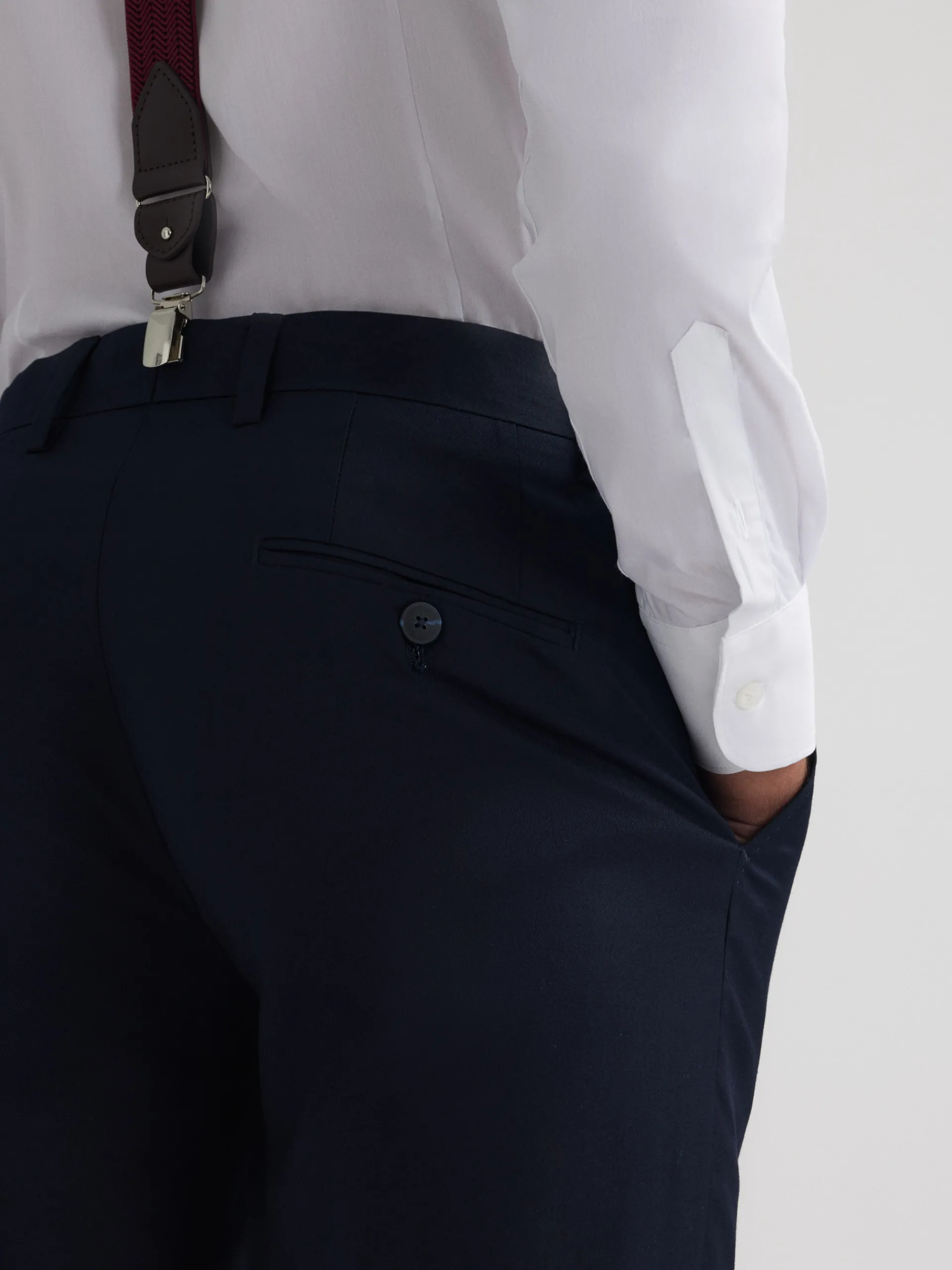 Trajes|Trajes - Vestir-Alvaro Moreno PANTALON TWILL CADETE Azul Marino