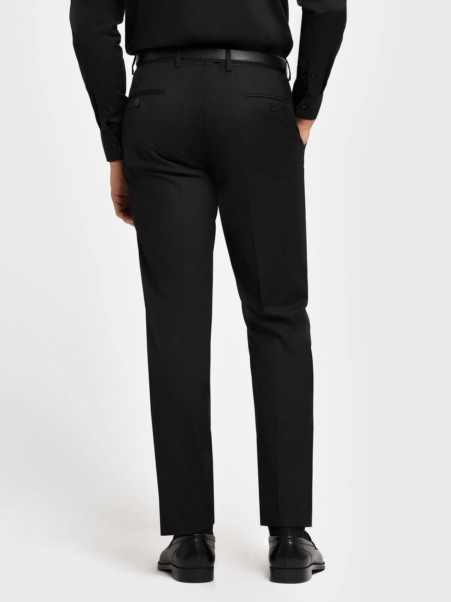 Trajes|Trajes-Alvaro Moreno PANTALON TWILL Negro