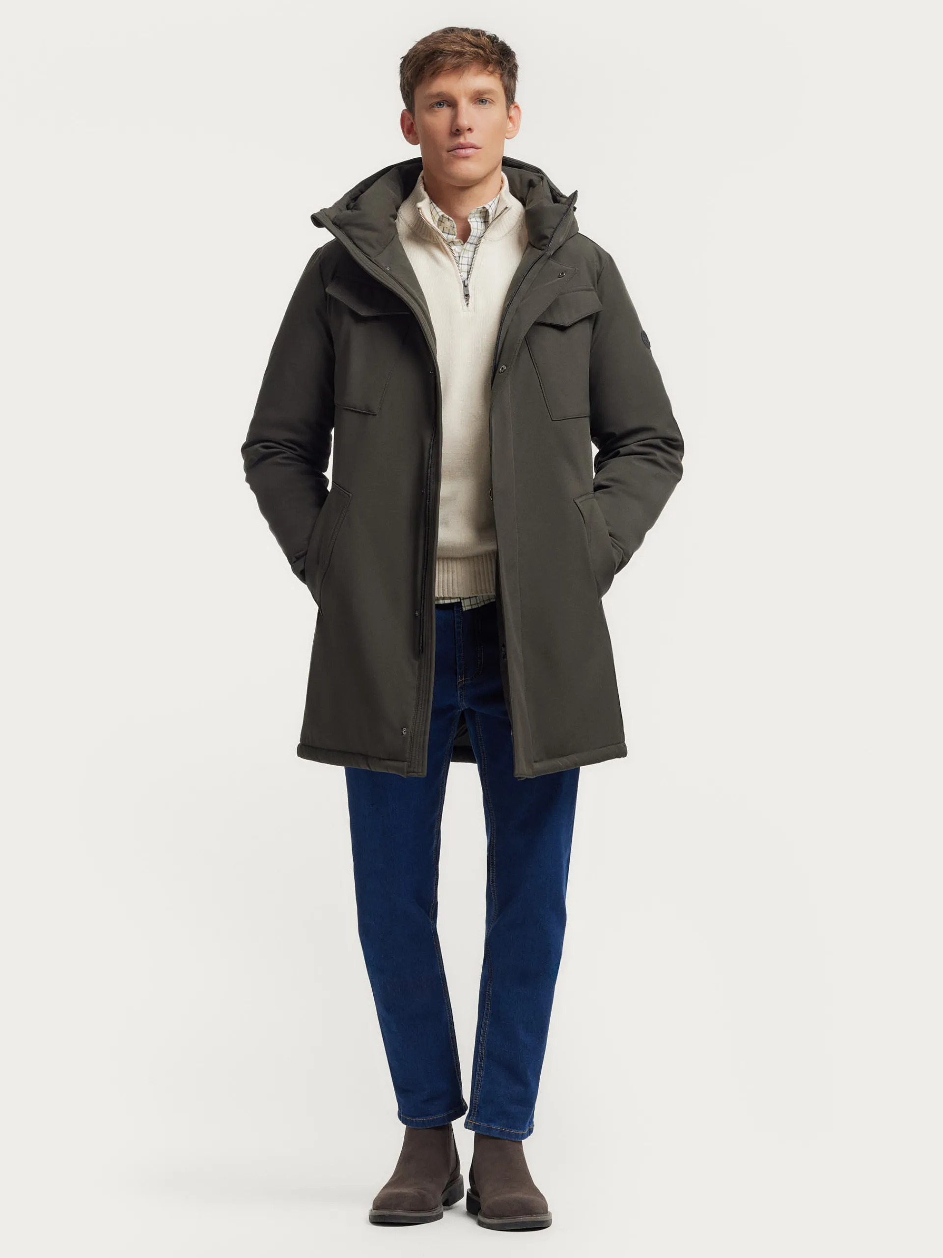 Cazadoras Y Parkas-Alvaro Moreno PARKA BORGIA Verde