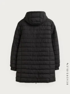 Cazadoras Y Parkas-Alvaro Moreno PARKA RATCHED REVERSIBLE | MARRÓN Azul Marino