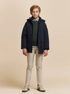 Cazadoras Y Chalecos-Alvaro Moreno PARKA SHERMAN KIDS Azul Marino