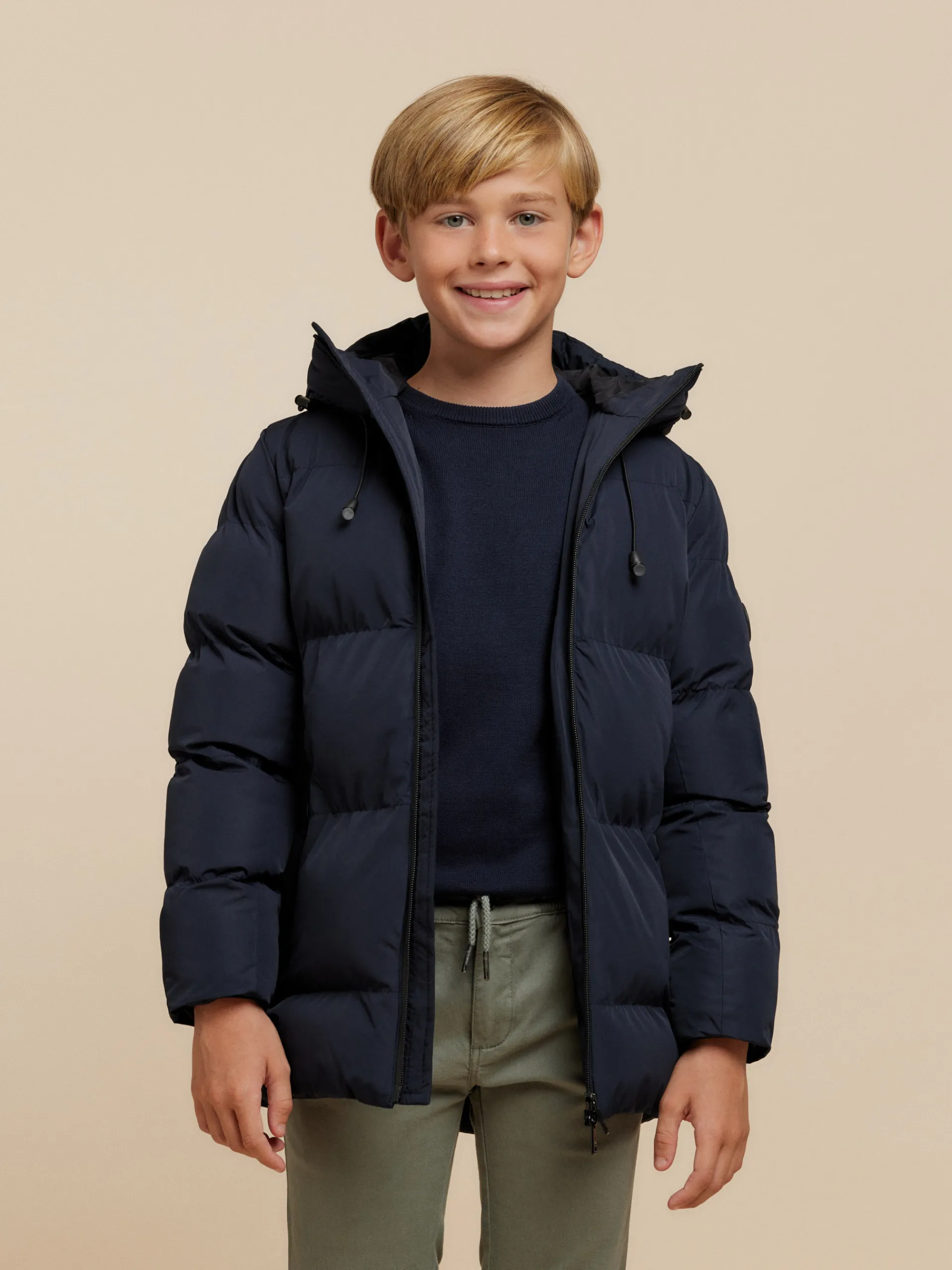 Cazadoras Y Chalecos-Alvaro Moreno PARKA SKYWEAR KIDS Azul Marino