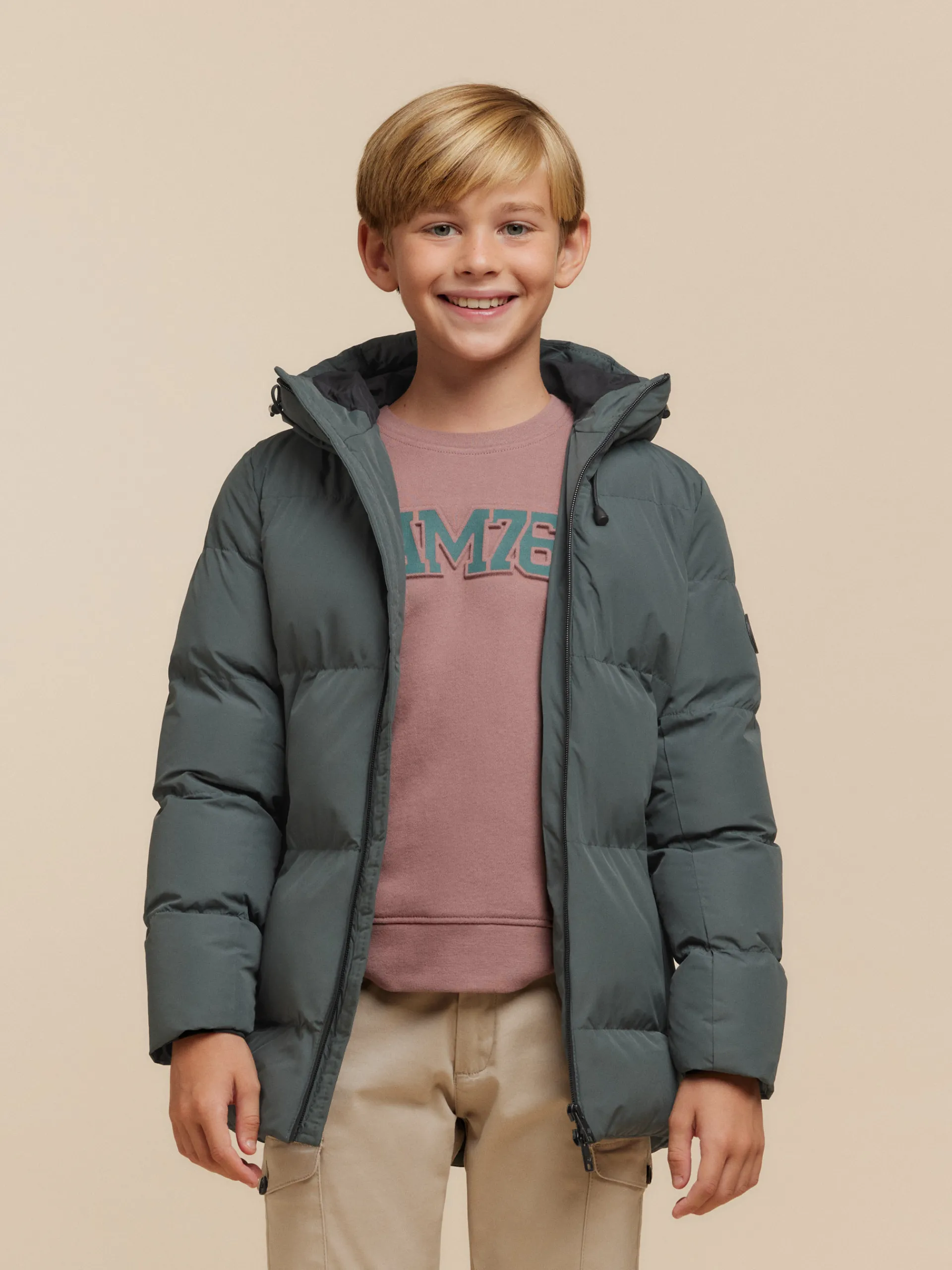 Cazadoras Y Chalecos-Alvaro Moreno PARKA SKYWEAR KIDS Verde