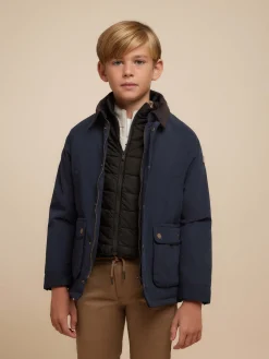 Cazadoras Y Chalecos-Alvaro Moreno PARKA TIM KIDS Azul Marino