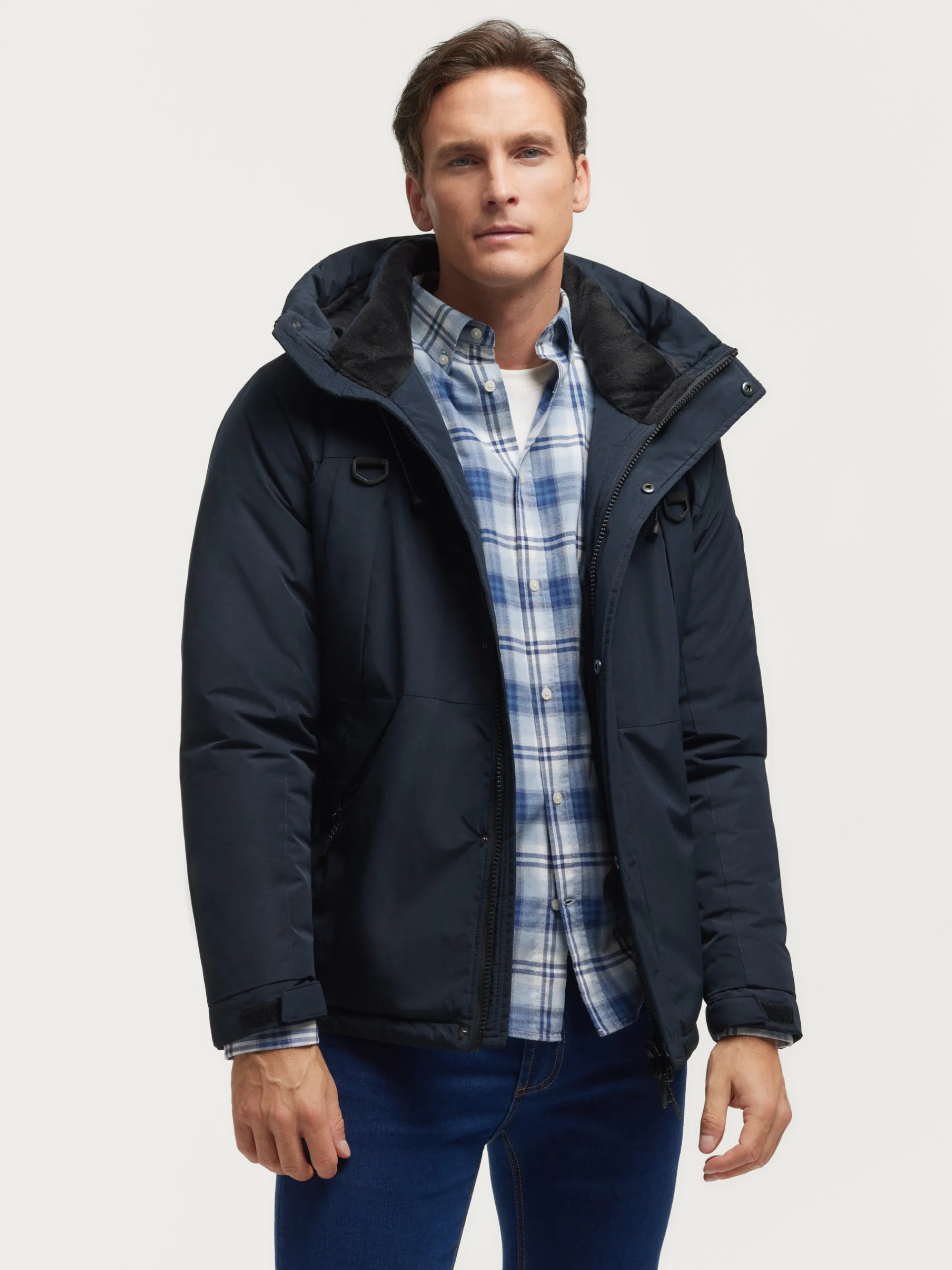 Cazadoras Y Parkas-Alvaro Moreno PARKA TREKKING Azul Marino