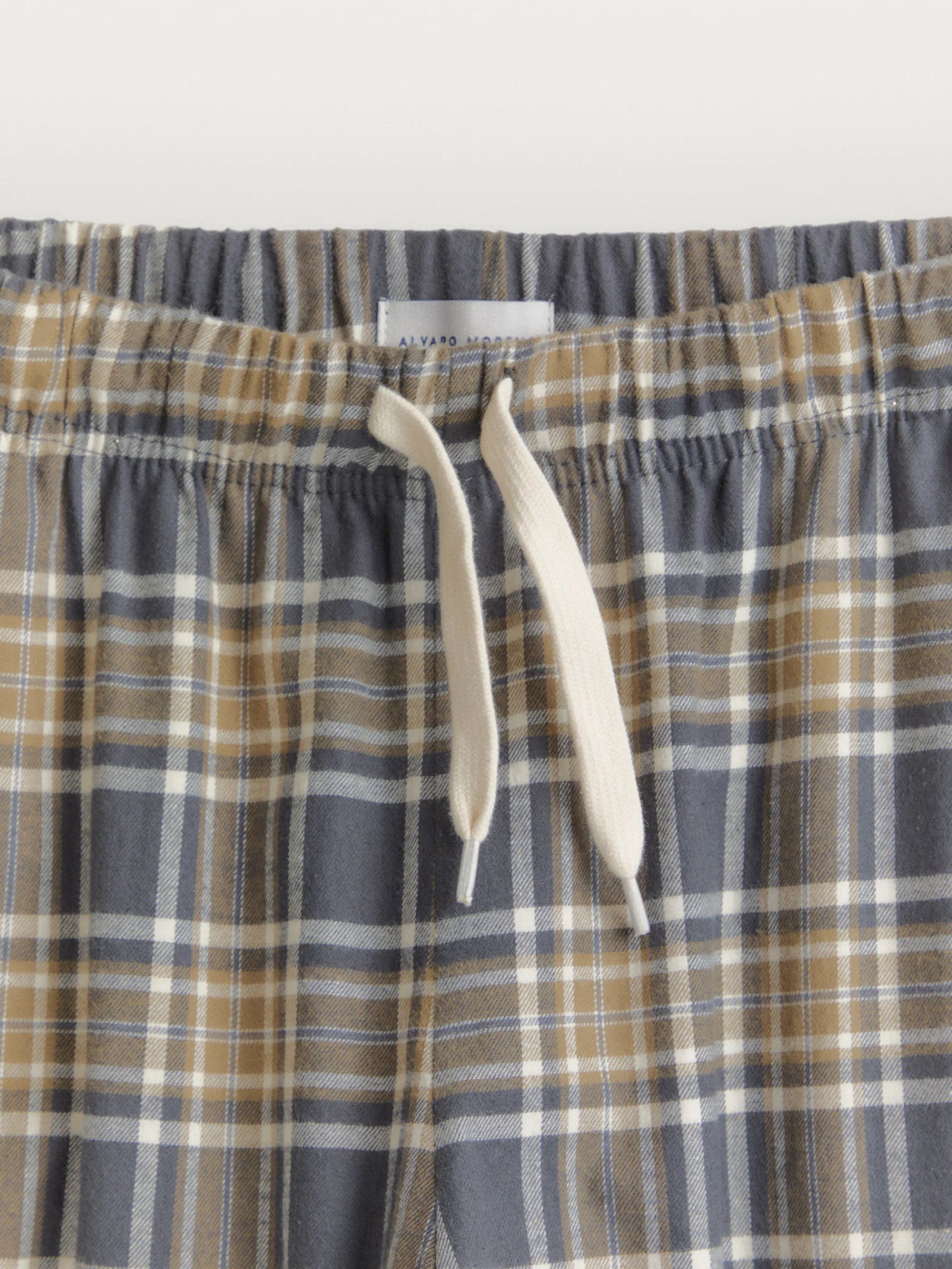 Pijamas-Alvaro Moreno PIJAMA FRANELA CUADROS Crudo