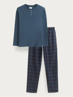 Pijamas-Alvaro Moreno PIJAMA FRANELA CUADROS Verde