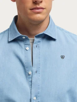 Poleras|Casual-Alvaro Moreno POLERA DENIM Celeste