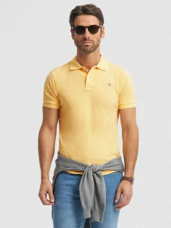 Polos Y Poleras-Alvaro Moreno POLO BASIC Amarillo