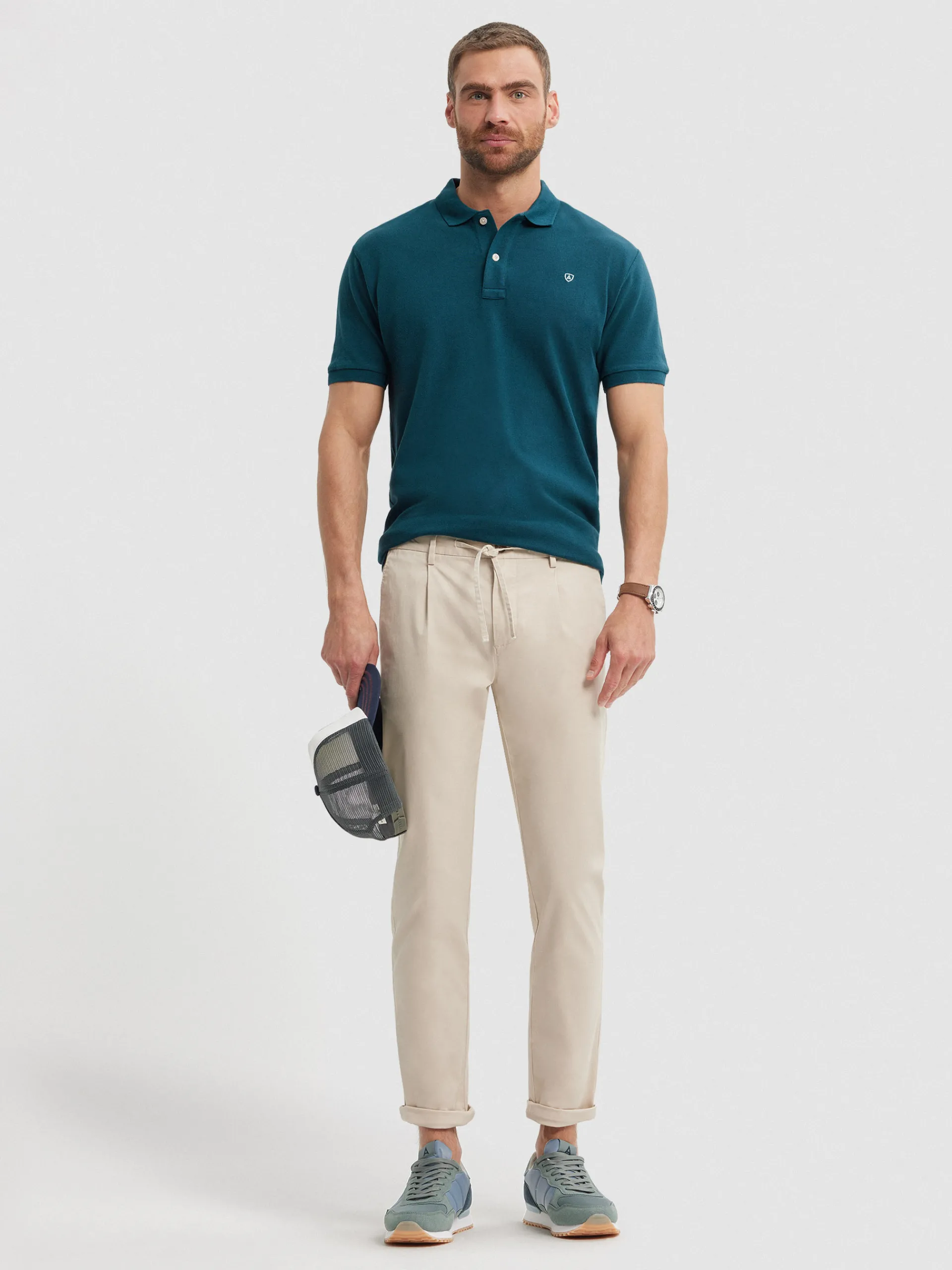 Polos Y Poleras-Alvaro Moreno POLO BASIC Azul