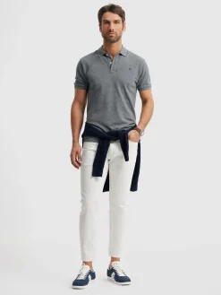 Polos Y Poleras-Alvaro Moreno POLO BASIC Gris