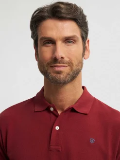 Polos Y Poleras-Alvaro Moreno POLO BASIC Rojo
