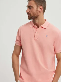 Polos Y Poleras-Alvaro Moreno POLO BASIC SALMÓN Salmón