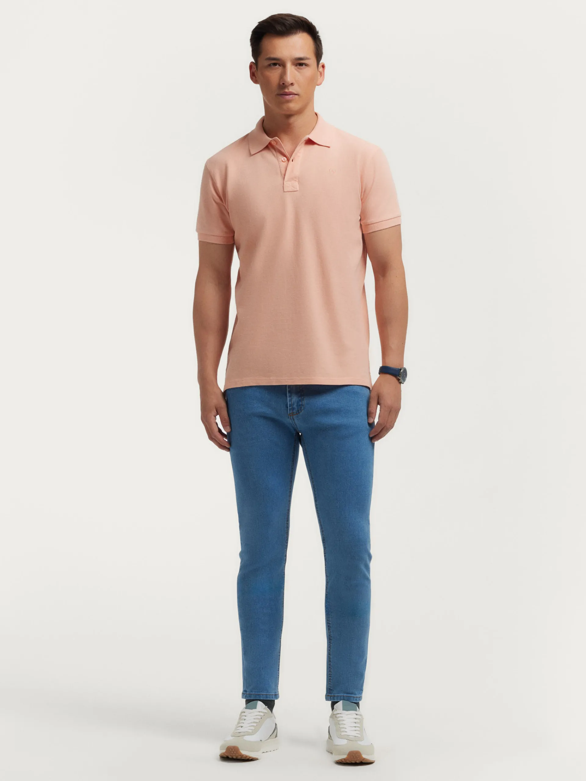 Polos Y Poleras-Alvaro Moreno POLO SCOOBY SALMÓN Salmón