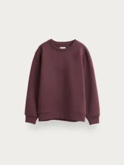 Sudaderas-Alvaro Moreno SUDADERA BASICA KIDS Burdeos