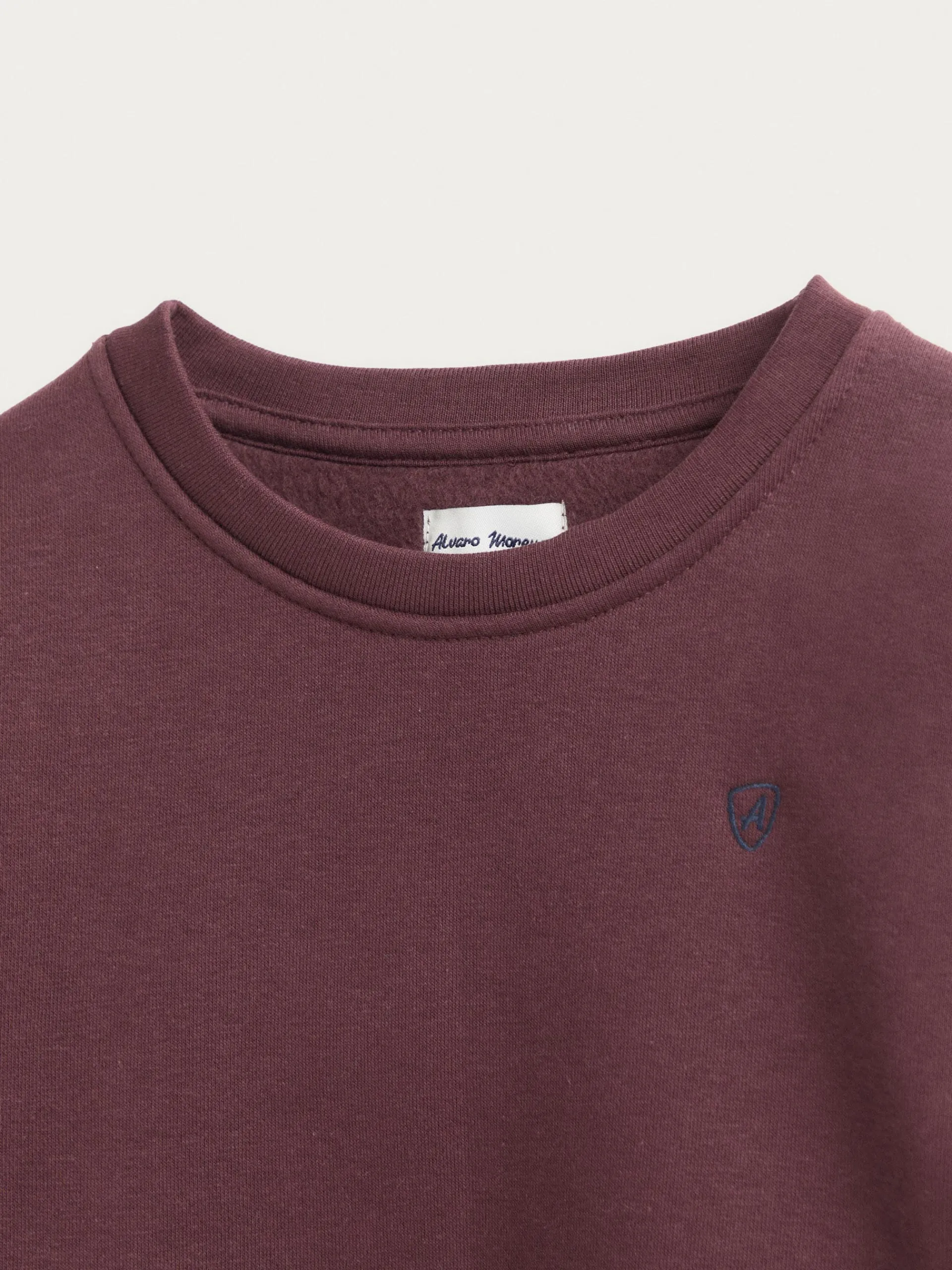 Sudaderas-Alvaro Moreno SUDADERA BASICA KIDS Burdeos
