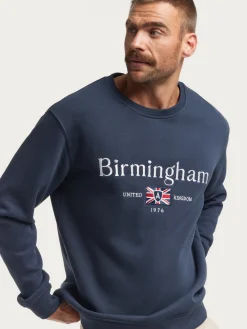 Sudaderas-Alvaro Moreno SUDADERA BIRMINGAHM Azul Marino