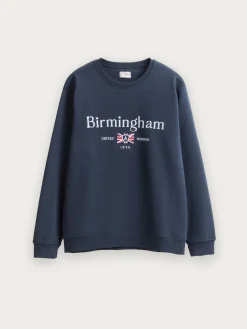 Sudaderas-Alvaro Moreno SUDADERA BIRMINGAHM Azul Marino