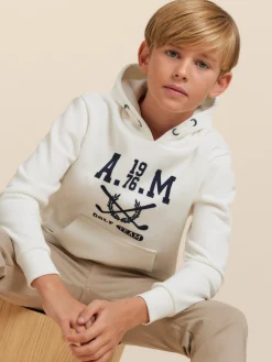 Sudaderas-Alvaro Moreno SUDADERA GOLF KIDS Blanco