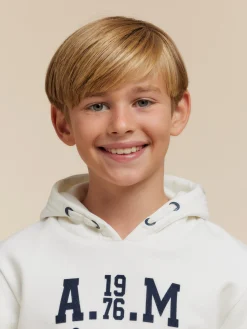 Sudaderas-Alvaro Moreno SUDADERA GOLF KIDS Blanco