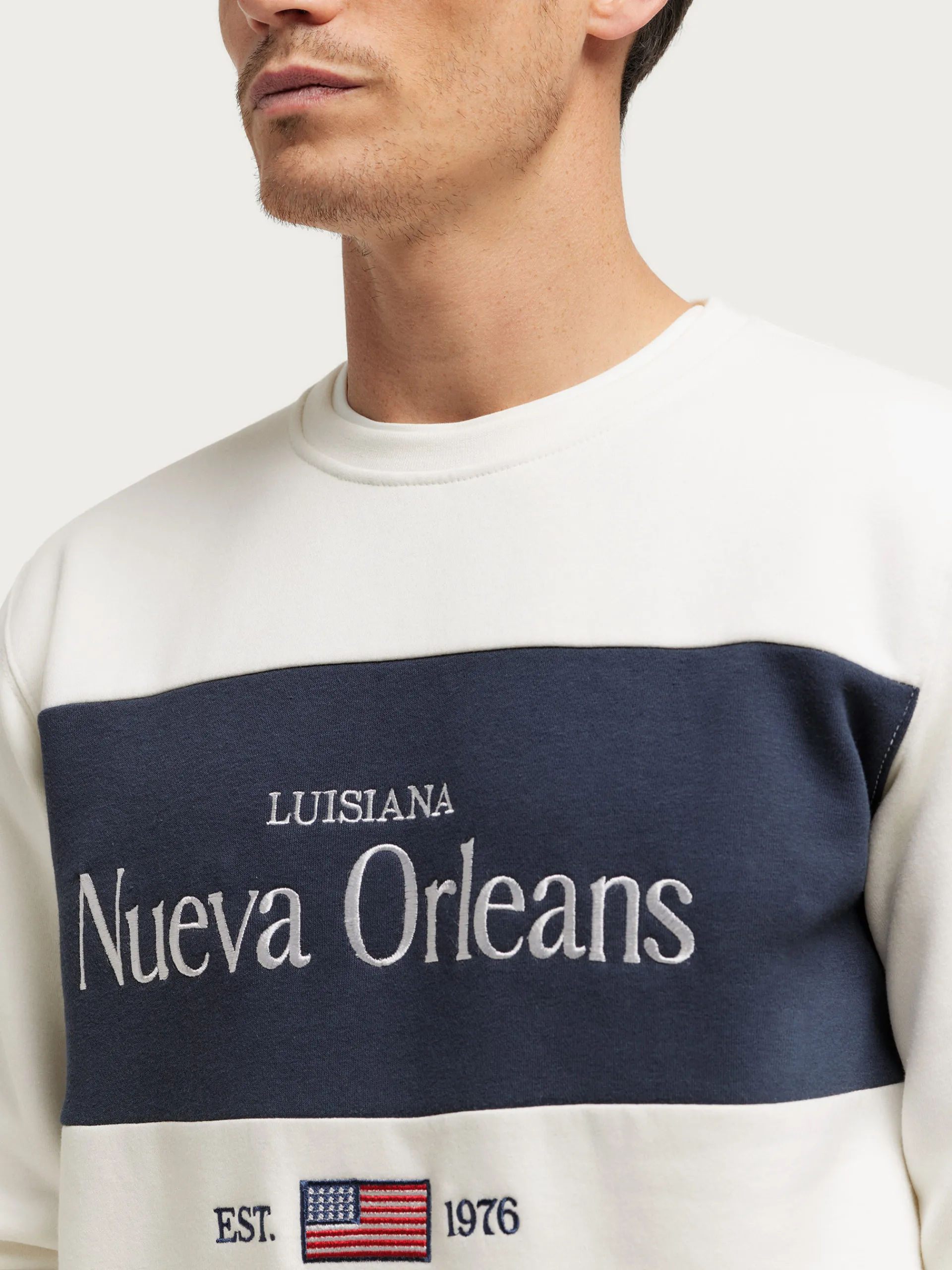 Sudaderas-Alvaro Moreno SUDADERA ORLEANS Blanco