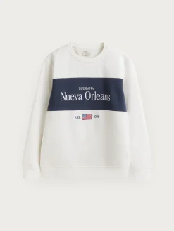 Sudaderas-Alvaro Moreno SUDADERA ORLEANS Blanco