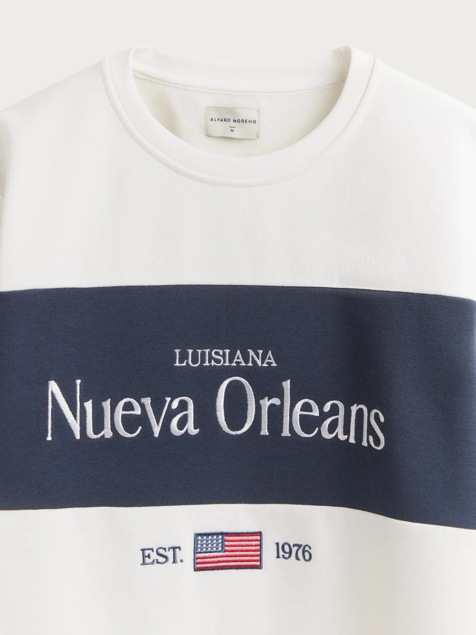 Sudaderas-Alvaro Moreno SUDADERA ORLEANS Blanco